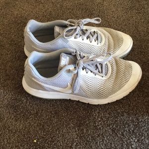 Gray Nike Running Shoes